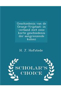 Geschiedenis Van de Oranje-Vrijstaat