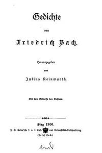 Gedichte von Friedrich Bach