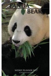 Panda Bear Weekly Planner 2017