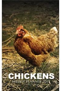 Chickens Weekly Planner 2017: 16 Month Calendar