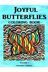 Joyful Butterflies Coloring Book