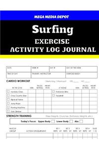 Surfing Exercise Activity Log Journal