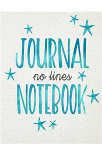 Journal Notebook No Lines