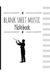 Blank Sheet Music Notebook - Musicians Journal (Classic)