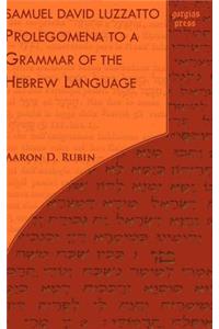 Samuel David Luzzatto, Prolegomena to a Grammar of the Hebrew Language
