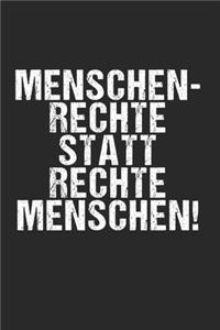 Menschenrechte statt rechte Menschen