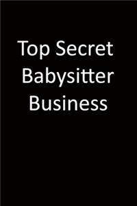 Top Secret Babysitter Business