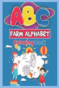 ABC Farm Alphabet Coloring Book