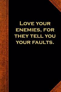 2020 Daily Planner Ben Franklin Quote Love Enemies Vintage Style 388 Pages