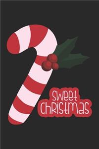 Süße Weihnachten Zuckerstange