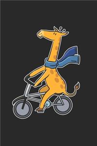 Sporty Giraffe Bike Notebook