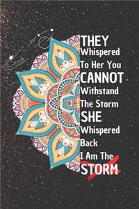 They Whispered To Her You Cannot Withstand The Storm She Whispered Back I Am The Storm