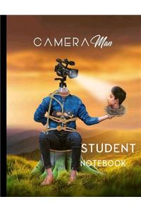 camera men student notebook