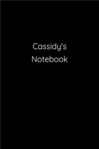 Cassidy's Notebook