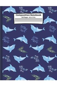 Dolphin Composition Notebook