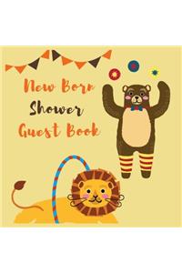 New Born Shower Guest Book