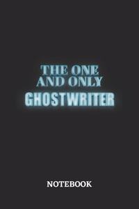 The One And Only Ghostwriter Notebook