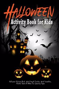 Halloween Activity Book for Kids