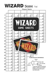 Wizard Game Sheets