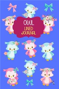 Owl Lined Journal