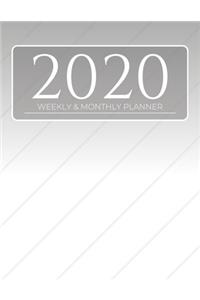 2020 Weekly & Monthly Planner