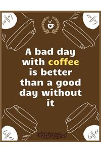 A bad day with coffee is better than a good day without it