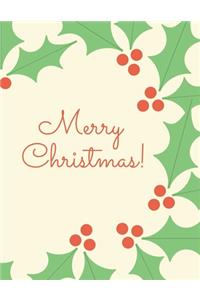 Merry Christmas Notebook