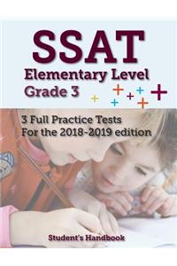 SSAT Elementary Level Grade 3