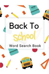 Back to School Word Search