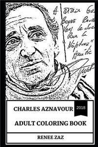 Charles Aznavour Adult Coloring Book