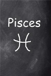 2019 Daily Planner Pisces Symbol Zodiac Sign Horoscope Chalkboard 384 Pages