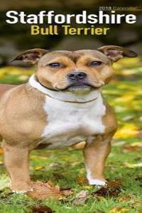 Staffordshire Bull Terrier Slim Calendar 2018