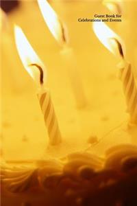 Guest Book for Celebrations and Events