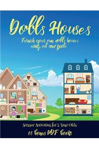 Scissor Activities for 3 Year Olds (Doll House Interior Designer)