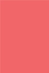 Coral 101 - Lined with Margins Notebook
