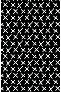 Journal Notebook Black and White Kisses