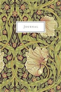 Journal: Vintage Floral Design - Journal, Notebook, Diary (College Ruled)