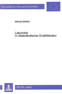 Labyrinthe in Niederlaendischer Erzaehlliteratur: Studien Zu Funktionen Und Bedeutungen Des Labyrinthischen in Moderner Niederlaendischer Und Deutscher Prosa