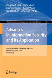 Advances in Information Security and Its Application