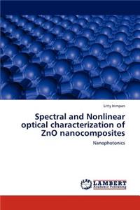 Spectral and Nonlinear optical characterization of ZnO nanocomposites