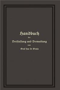 Handbuch Der Verfassung Und Verwaltung in Preußen Und Dem Deutschen Reiche