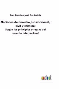 Nociones de derecho Jurisdiccional, civil y criminal