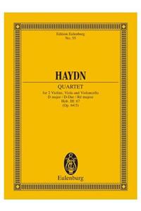 String Quartet in D Major, Op. 64/5, Hob.Iii:67: Study Score