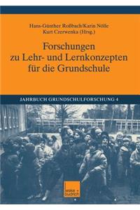 Forschungen zu Lehr- und Lernkonzepten für die Grundschule