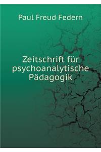 Zeitschrift Für Psychoanalytische Pädagogik