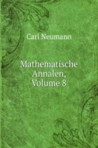 Mathematische Annalen, Volume 8