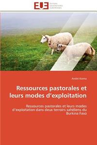 Ressources Pastorales Et Leurs Modes D Exploitation
