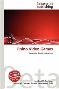 Rhino Video Games