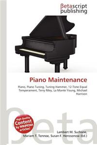 Piano Maintenance