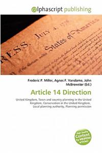 Article 14 Direction